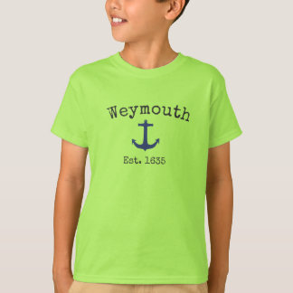 T-shirt Chemise Weymouth Massachusetts pour garçons