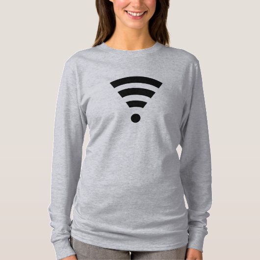 T-shirt Chemise Wi-Fi - choisir style & couleur (Devant)