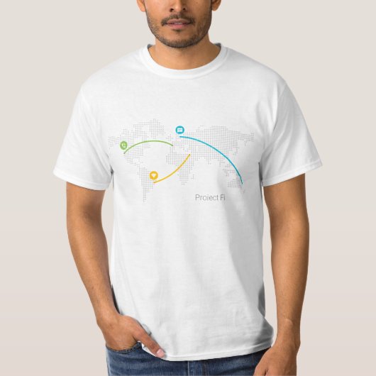 T-shirt Chemise Wi-Fi du projet de valeur (Devant)