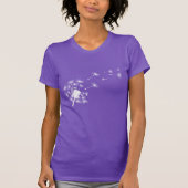 T-shirt Chemise Windflower Tee Design Pissenlit pour Femme (Devant)