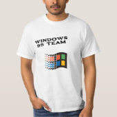 T-shirt Chemise Windows 95 (Devant)