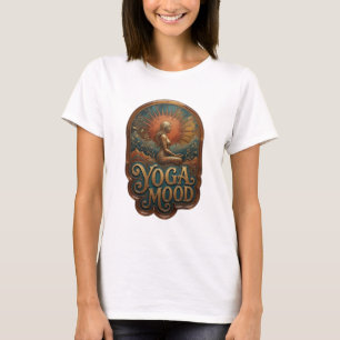 T-shirt Chemise YOGA MOOD dorée saisissante