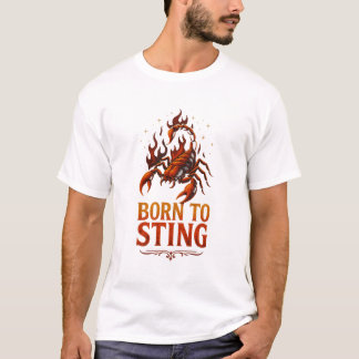 T-shirt Chemise Zodiaque Scorpion – Né pour Piquer | Scorp