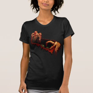 T-shirt Chemise Zombie Costume d'Halloween Trop d'horreur