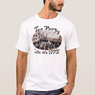 T-shirt Chemises 1773 et cadeaux de thé de Boston pour