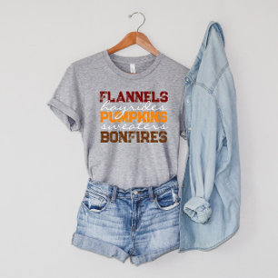 T-shirt Chemises à carreaux Citrouilles Promenades en char