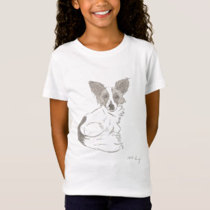 T-Shirt Chemises à croquis Papillon