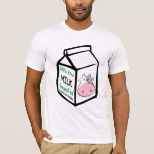 T-shirt Chemises à planètes de lait cru