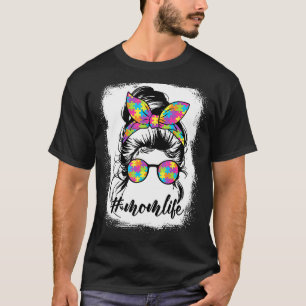 T-shirt Chemises Autistic Mom Life Femmes Maman Sensibilis