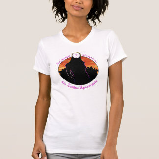 T-shirt Chemises blondes de détail d'apocalypse de zombi