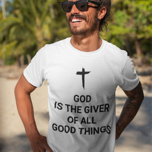 T-shirt Chemises chrétiennes pour hommes T Shirt Croix C