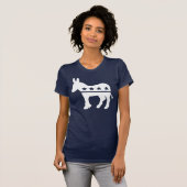 T-shirt Chemises d'âne de Démocrate (Devant entier)