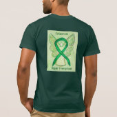 T-shirt Chemises d'ange du ruban de sensibilisation à la t (Dos)