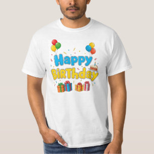 T-shirt Chemises d'anniversaire en famille   Correspondanc