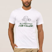 T-shirt Chemises d'argot de pub St. Patrick's Day (Devant)