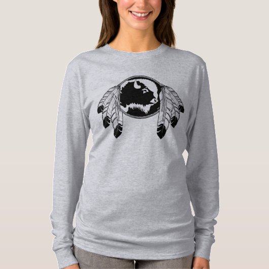 T-shirt Chemises d'art autochtones Esprit métis Esprit ani (Devant)