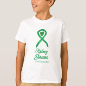 T-shirt Chemises d'art Coeur du ruban de sensibilisation a (Devant)