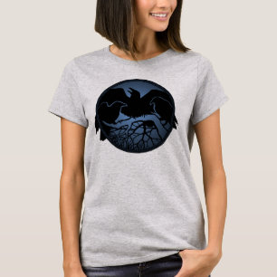 T-shirt Chemises d'art Raven femmes Crow dame / Raven Tops