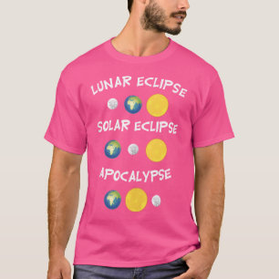 T-shirt Chemises d'astronomie Solaire Lunaire Eclipse Apoc