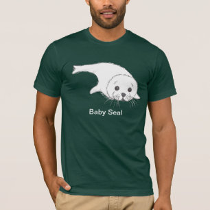 T-shirt Chemises de bande dessinée de bébé phoque