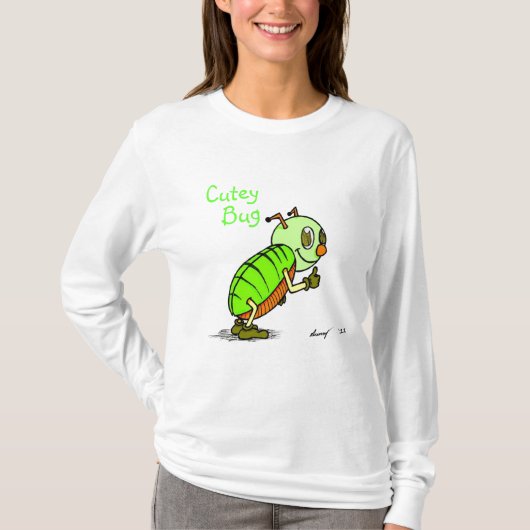T-shirt Chemises de bug mignonnes (Devant)