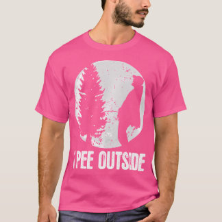 T-shirt Chemises De Camping Amusantes Pour Hommes Je Pee D