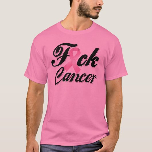 T-shirt Chemises de cancer du sein de F*CK (Devant)