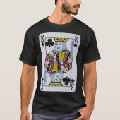 T-shirt Chemises de cartes de jeu King Clovers (Clubs) (Devant)