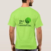 T-shirt Chemises de chaux de parasite de P&E (Dos)