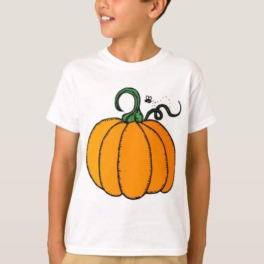 T-shirt Chemises de citrouille de Halloween, casquettes, (Devant)