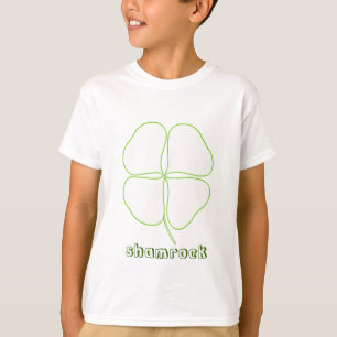 T-shirt Chemises de coloriage - dessin du plan shamrock