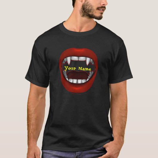 T-shirt Chemises de conception de bouche Vamp (Devant)