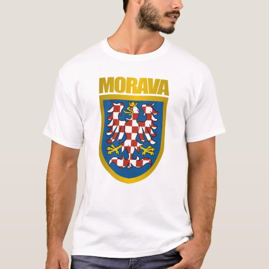 T-shirt Chemises de crête de Morava (Moravie) (Devant)