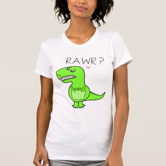 T-shirt Chemises de dames T-Rex (Devant)