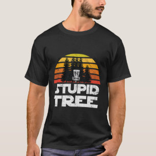 T-shirt Chemises de Disc Golf pour hommes Stupid Tree Fris