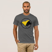 T-shirt Chemises de drapeau d'AnCap (Devant entier)