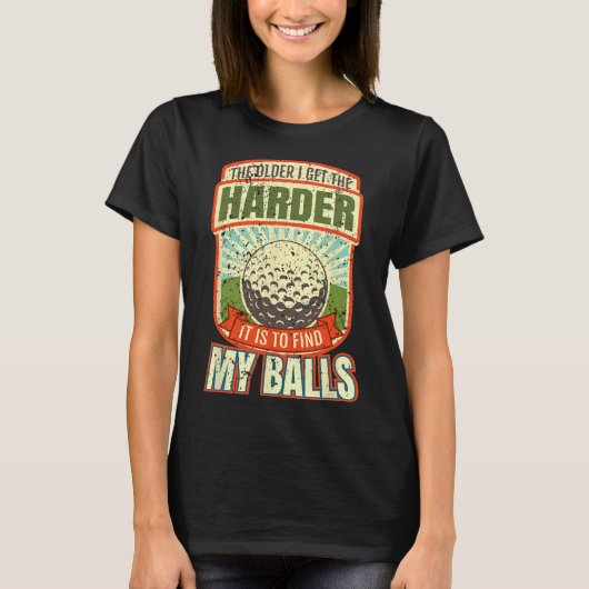 T-shirt Chemises de golf amusantes pour hommes (Devant)