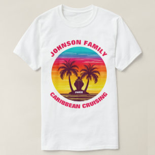 T-shirt Chemises de la famille Sunset de la croisière des