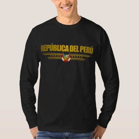 T-shirt Chemises de la "Fierté péruvienne" (Devant)