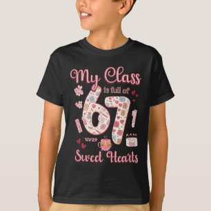 T-shirt Chemises de la Saint-Valentin Mon Cl est plein de
