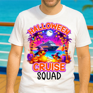 T-shirt Chemises de l'équipe de croisière Halloween