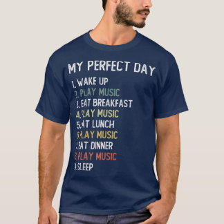 T-shirt Chemises de musique Perfect Day pour hommes garçon