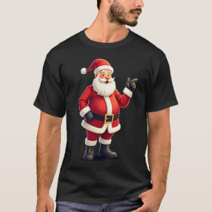 T-shirt Chemises de Noël pour garçons Enfants Santa Dabbin
