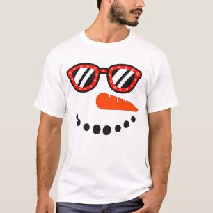T-shirt Chemises De Noël Snowman Pour Hommes Femmes Snowma