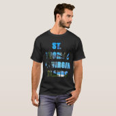 T-shirt Chemises de plage de ST Thomas (Devant entier)