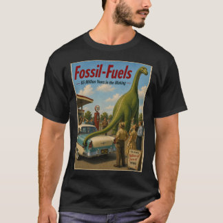T-shirt Chemises de publicités fausses de combustibles fos