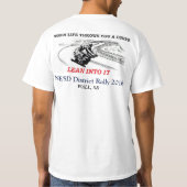T-shirt Chemises de rassemblement de secteur de NE/SD (Dos)