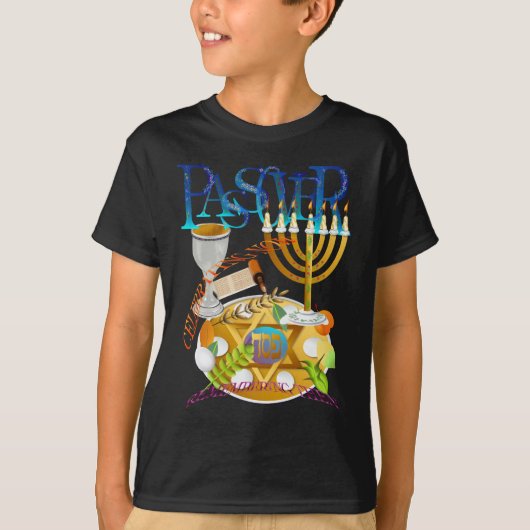 T-shirt Chemises de Seder de pâque (Devant)
