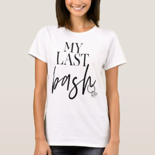 T-shirt chemises de soirée de filles pour enterrement de v