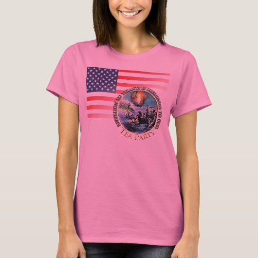 T-shirt Chemises de Tea Party (Devant)